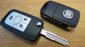Корпус выкидного ключа зажигания для BUICK, 3 кнопок (kbu015)