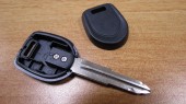 Заготовка ключа зажигания для MITSUBISHI, с местом для чипа, Left (kmit023)