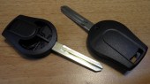 Заготовка ключа зажигания для NISSAN, 2 кнопки (kn023)