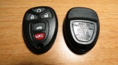Корпус ремоута для BUICK, 4+1 кнопка "паника" (kbu022)