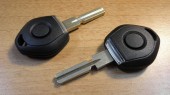 Заготовка ключа зажигания для BMW, с местом для чипа, с подсветкой, HU58 (kbm010)
