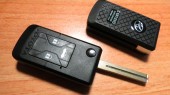 Корпус выкидного ключа для TOYOTA CROWN, 3 кнопки (kt144)