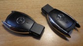 Корпус для Смарт-ключа MERCEDES, 2 кнопки, хром (kmr011)