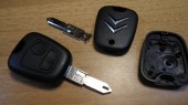 Корпус ключа зажигания для CITROEN, 2 кнопки, VA2 (kci004)