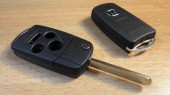 Корпус выкидного ключа для HONDA, 3 + 1 кнопки (khn017)