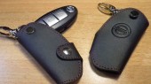 Кожаный чехольчик для Смарт-ключа NISSAN, INFINITY (lb-008)