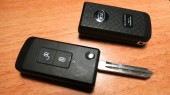 Корпус выкидного ключа для KIA FORTE MINI STYLE, 2 кнопки, hyn14Left (kk037)