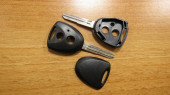 Корпус ключа зажигания для TOYOTA, DAIHATSU, 2 кнопки, toy41 (kt268)
