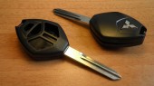Заготовка ключа зажигания для MITSUBISHI, 4 кнопки (kmit013)