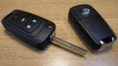 Корпус выкидного ключа зажигания для BUICK, 4 кнопки (kbu008)