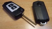 Корпус выкидного ключа для TOYOTA, 2 кнопки, toy43 (kt108)