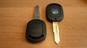 Заготовка ключа зажигания для BUICK, 3 кнопки (kbu010)