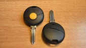 Корпус ключа зажигания для MERCEDES SMART с местом для чипа (kmr017)