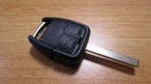 Заготовка ключа зажигания для  OPEL, 3 кнопки, HU100 (kop034)