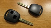 Корпус ключа зажигания для TOYOTA, 2 кнопки, toy43 (kt008)