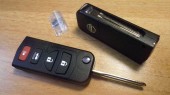 Корпус выкидного ключа для NISSAN, 4 кнопки (kn031)