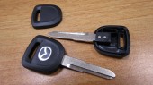 Корпус ключа зажигания MAZDA с местом для чипа (km021)