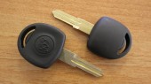 Заготовка ключа зажигания для BUICK с местом для чипа (kbu042)