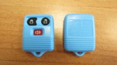Корпус для ремоута FORD, 3 кнопки, голубой (kf040)
