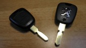 Корпус ключа PEUGEOT, 2 кнопки, 307 (kp-008)