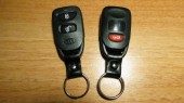 Корпус ремоута для KIA SOUL, 2+1 кнопка "паника" (kk029)