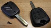 Корпус ключа зажигания для CITROEN, 2 кнопки (kci002)