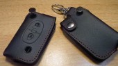 Кожаный чехольчик для выкидного ключа PEUGEOT, CITROEN, 2 кнопки (lb-027) Кожаный чехольчик для выкидного ключа PEUGEOT, CITROEN, 2 кнопки (lb-027)